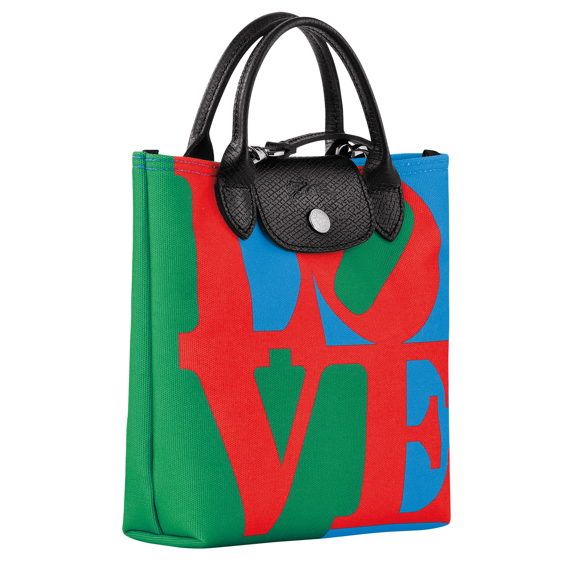 Longchamp x Robert Indiana XS Crossbody bag Red - Canvas - 3