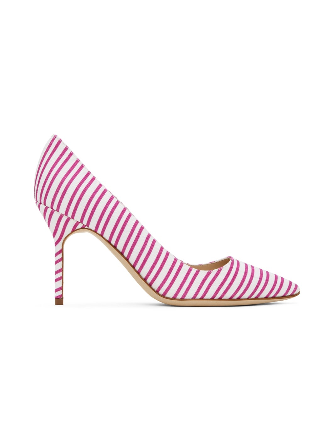 Pink & White BB 90 Heels - 1