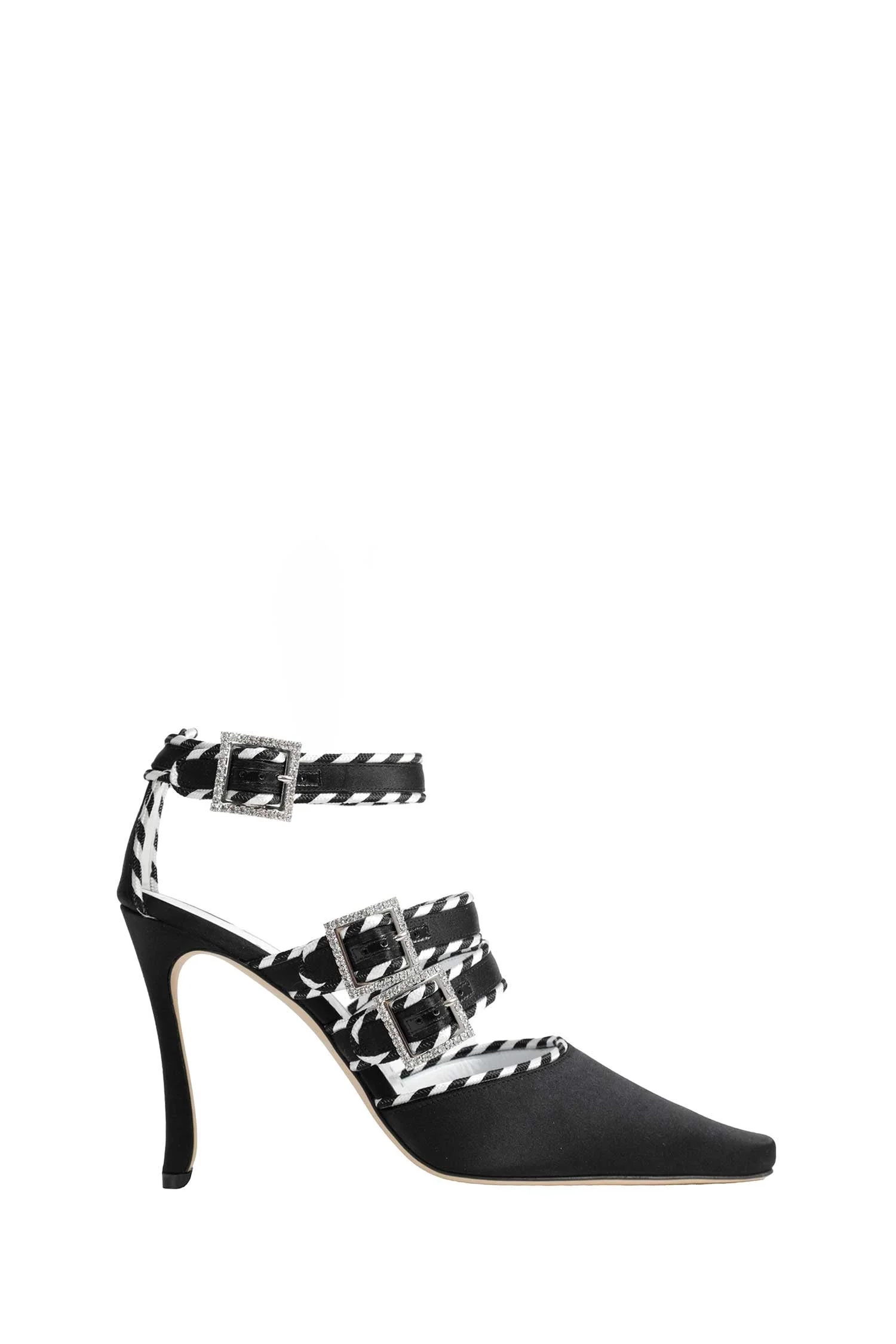 Sumba 105 Satin Ankle Strap Pumps - 1