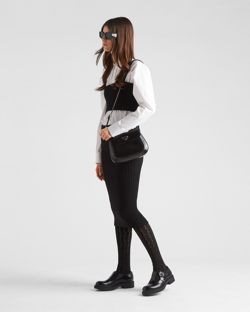 Prada Prada Cleo brushed leather shoulder bag outlook