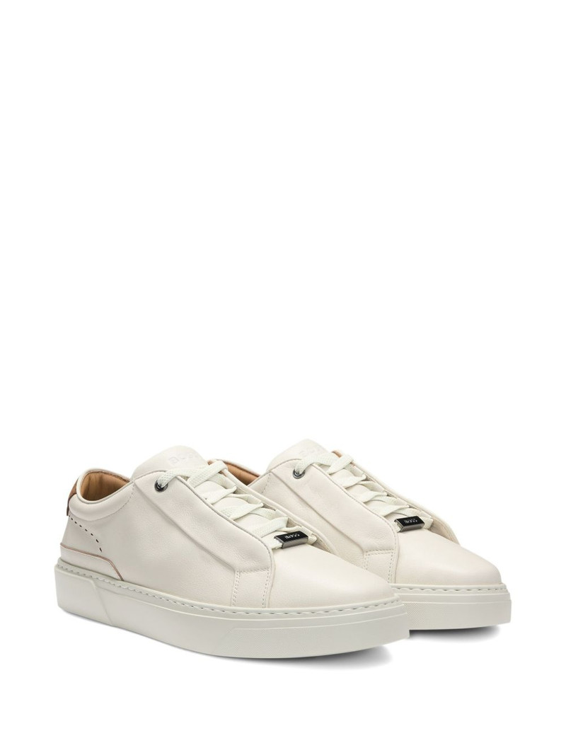 BOSS leather low-top sneakers outlook