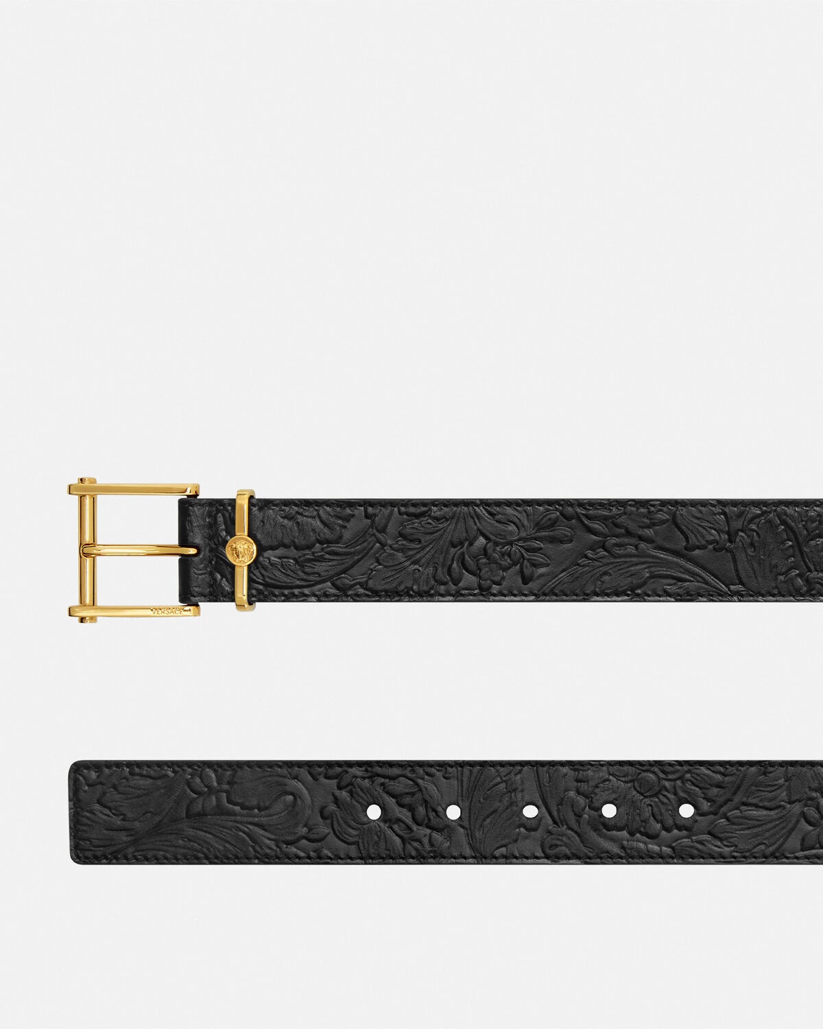 Barocco Leather Belt 1.2" - 2
