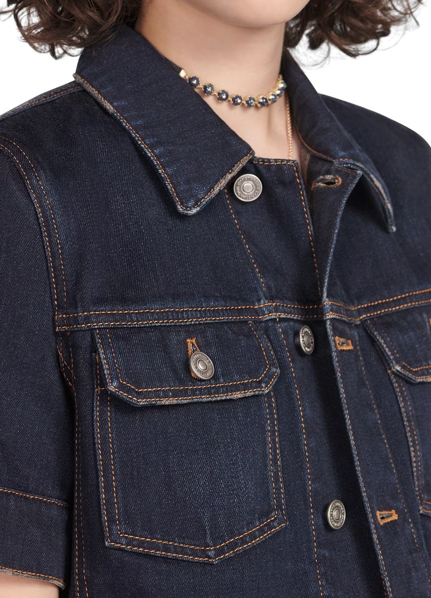 Dior MISS DIOR Denim JACKET ディオールVIP割引【関税込】 DIOR | バイカージャケット ゴートスキン