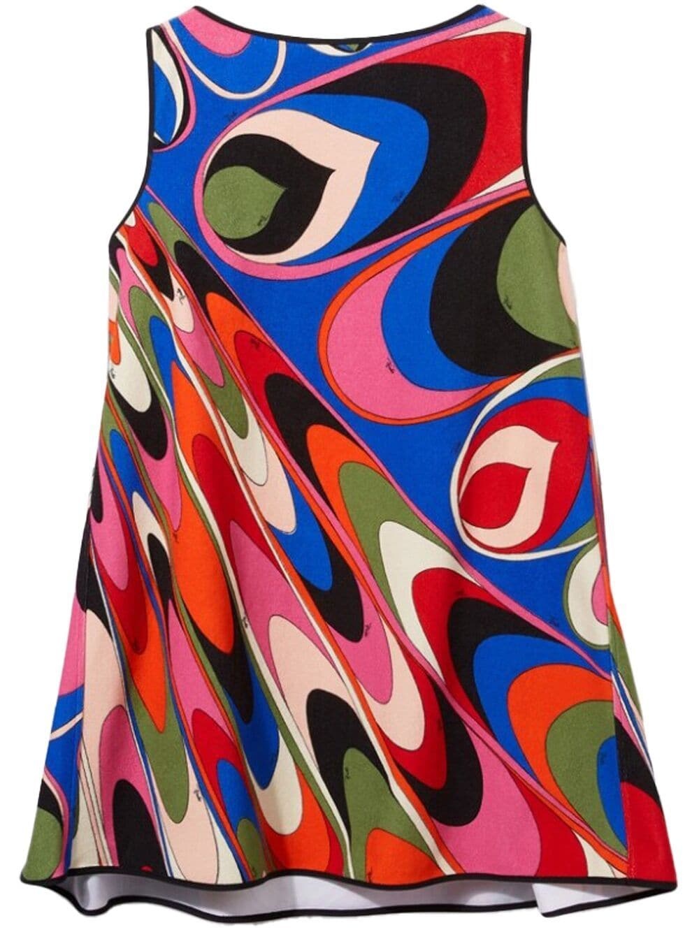 Onde Goccia-print mini dress - 1