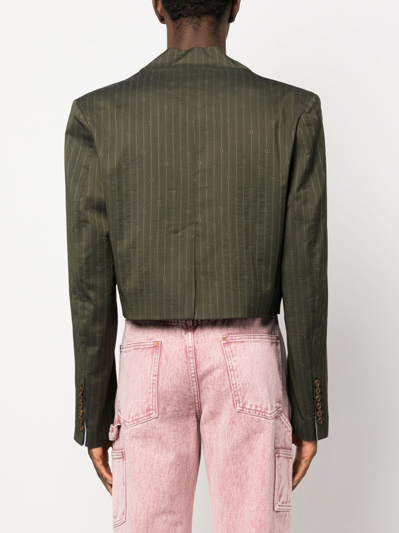 pinstripe cropped blazer 5