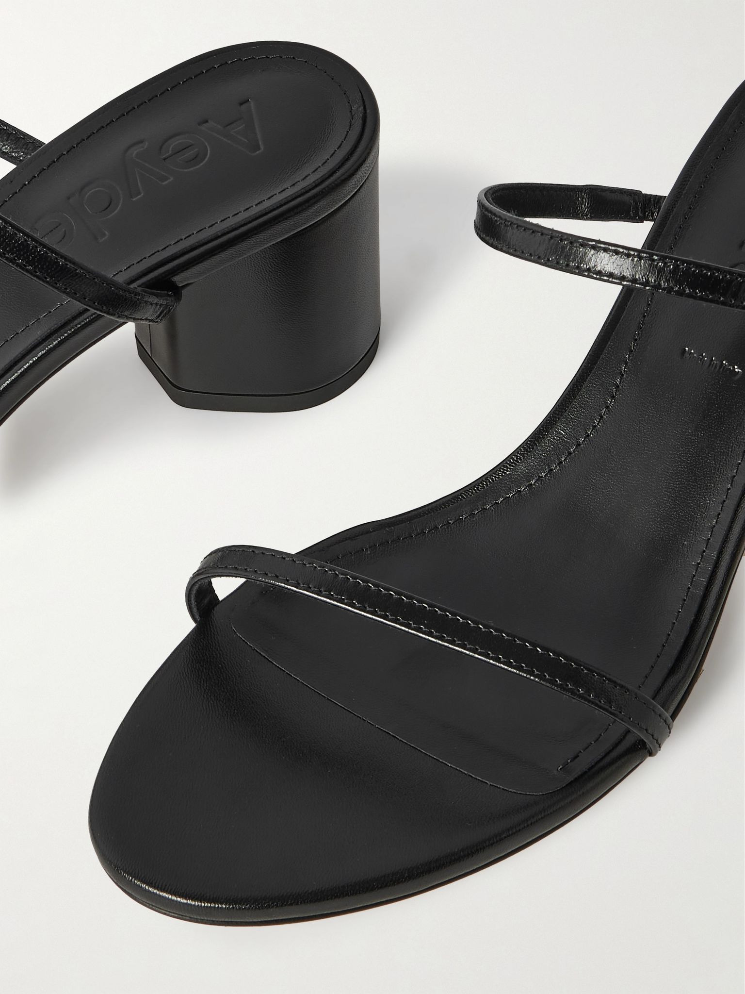 Annika leather mules Black - 4