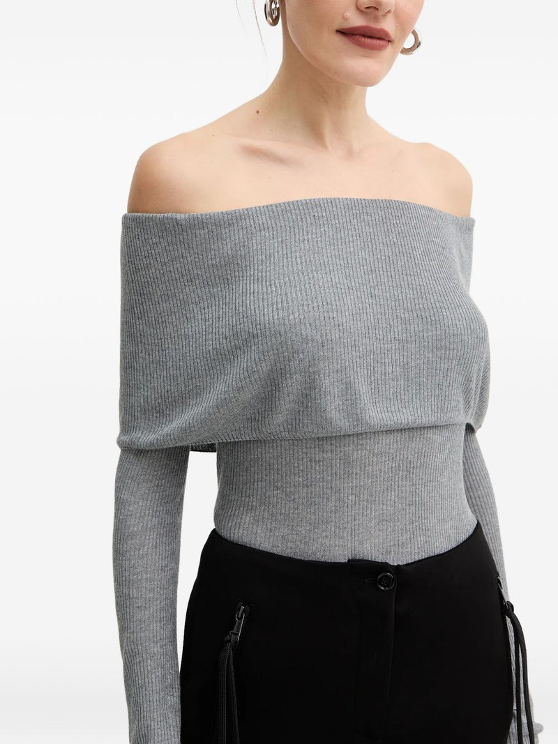off-shoulder long-sleeve top 4