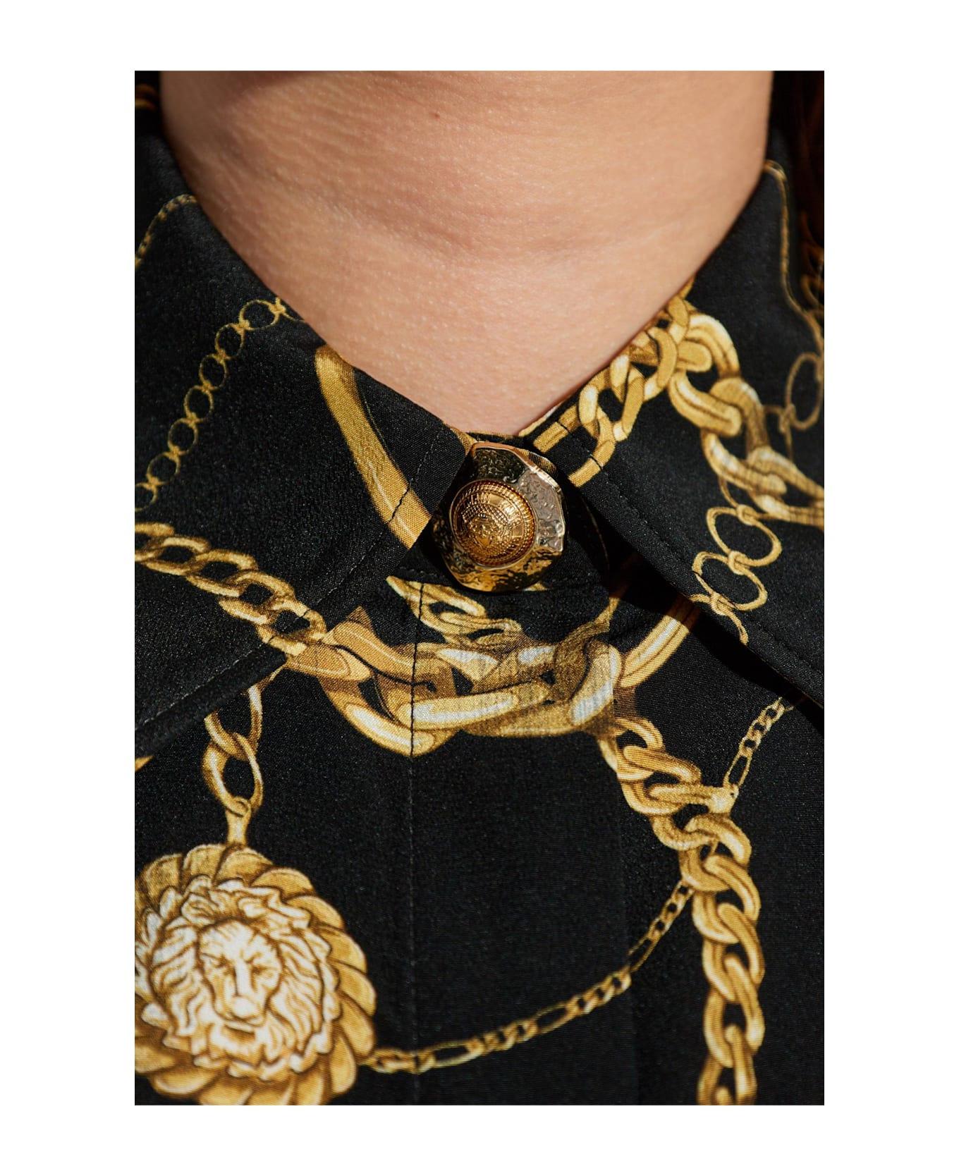Balmain Silk Shirt With Print - 5