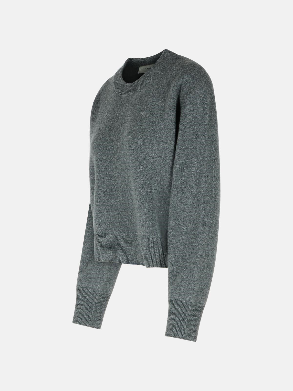 'BOXY MIRO' GREY CASHMERE SWEATER - 2