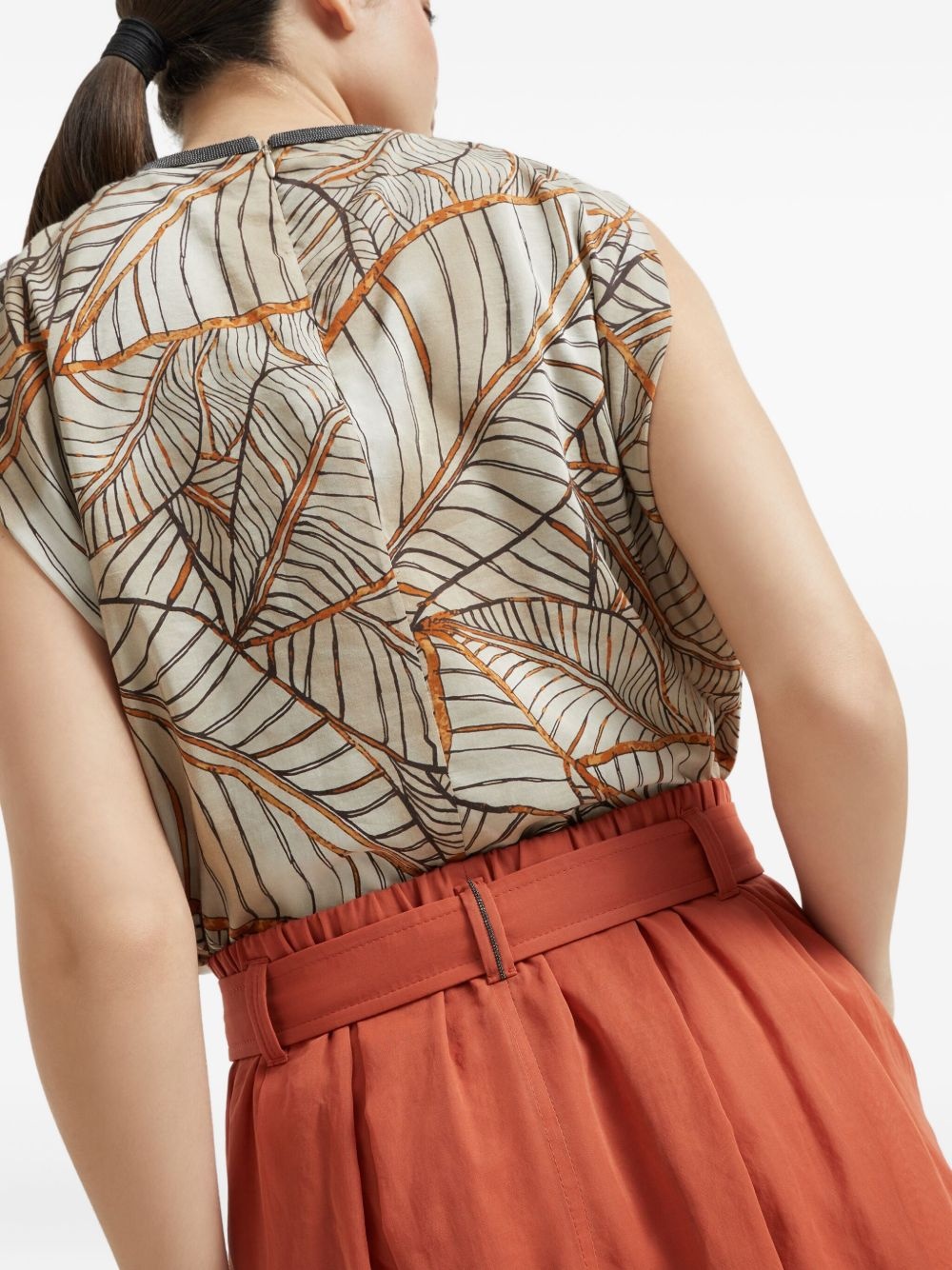 belted midi skirt - 5