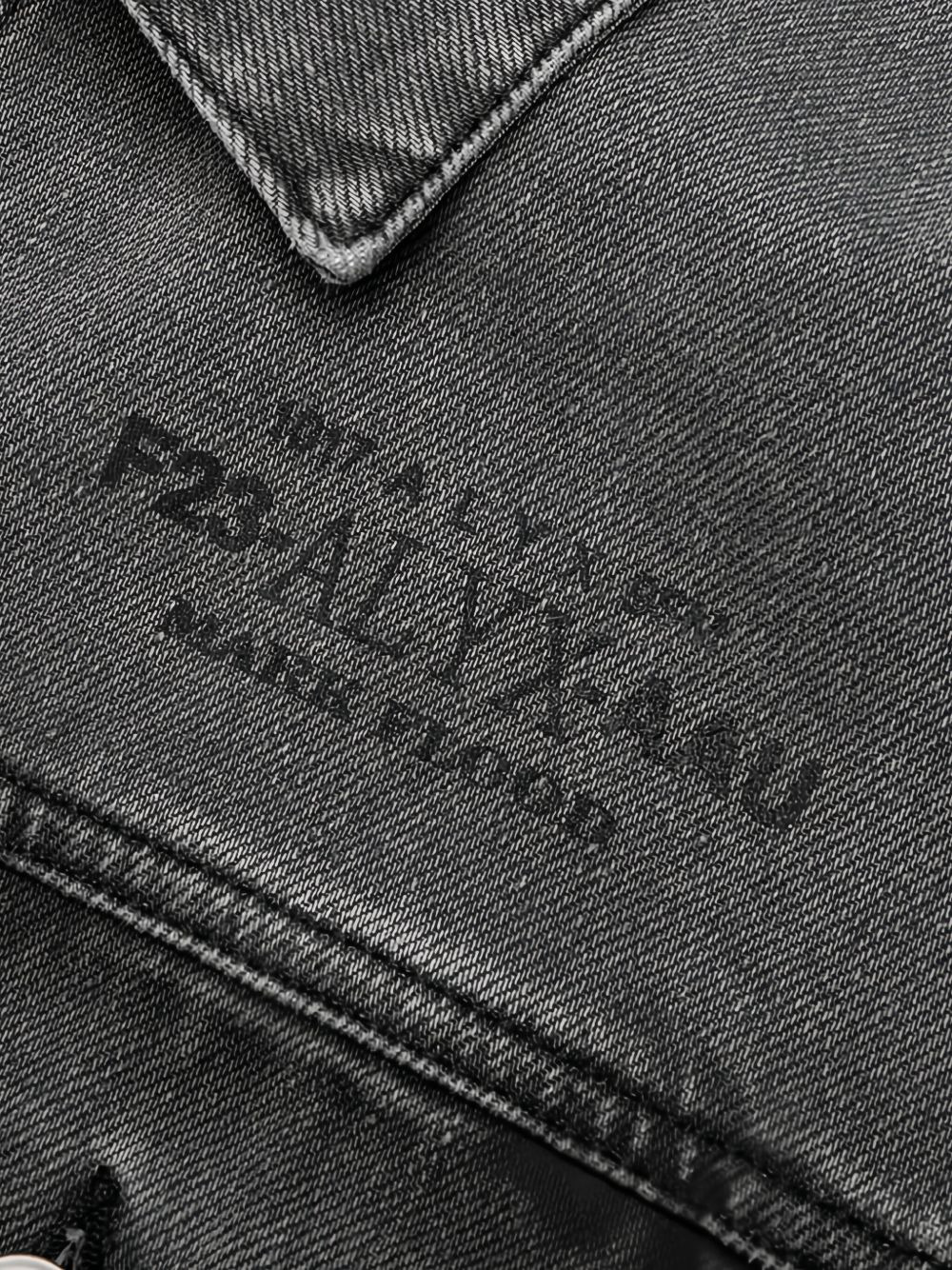Mark Flood-print denim jacket - 5