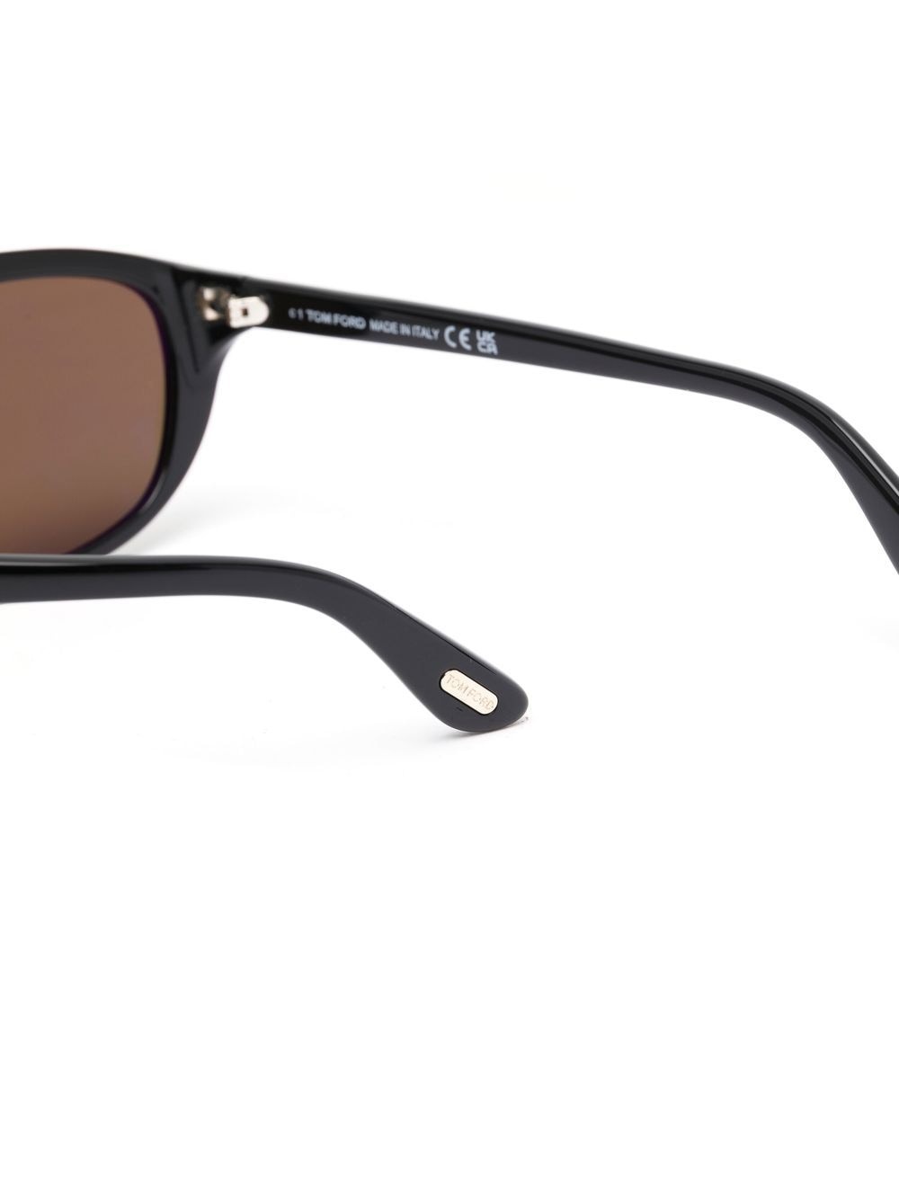 tinted straight-arm sunglasses - 3