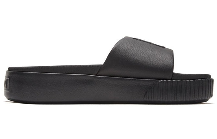 (WMNS) PUMA Platform Slide Black 366121-10 - 2