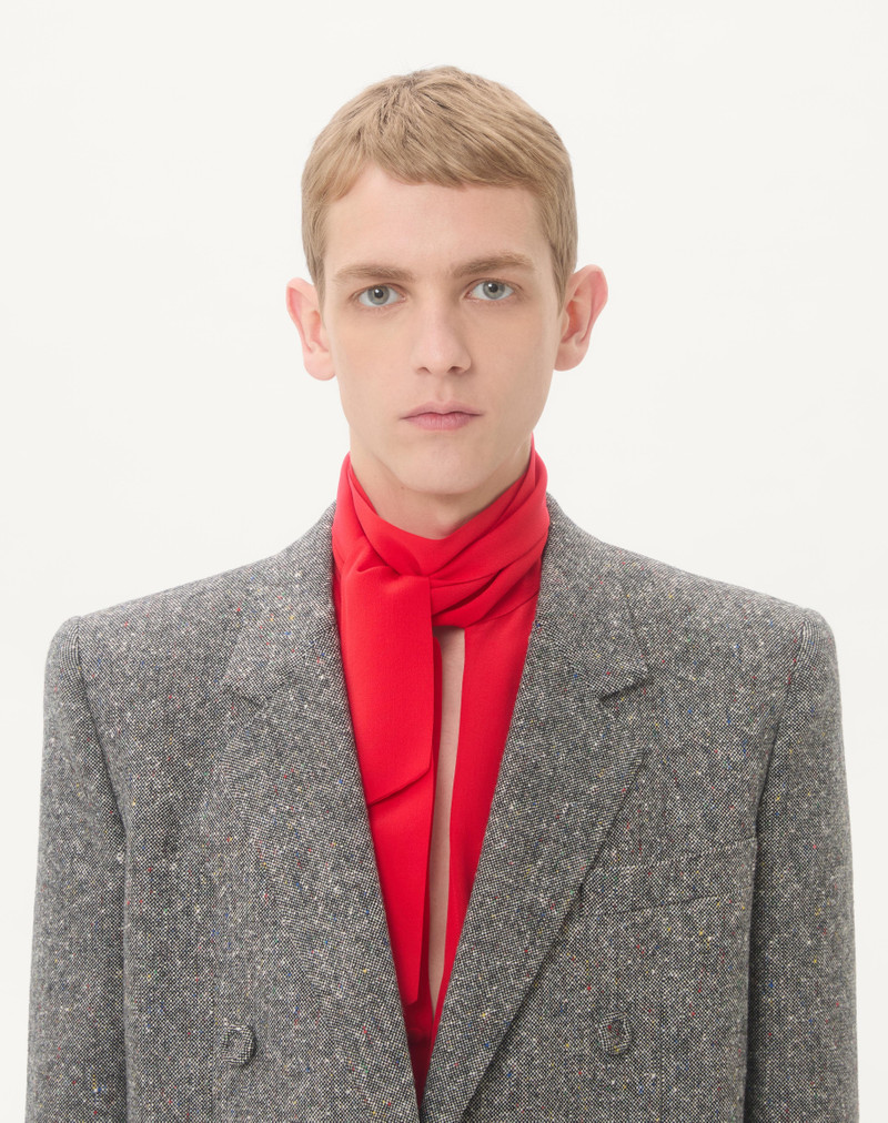 VALENTINO DOUBLE-BREASTED JACKET IN NATTÉ BOUTONNÉ WOOL 3