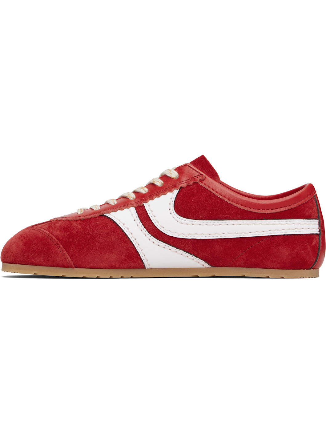 Red Suede Sneakers - 3