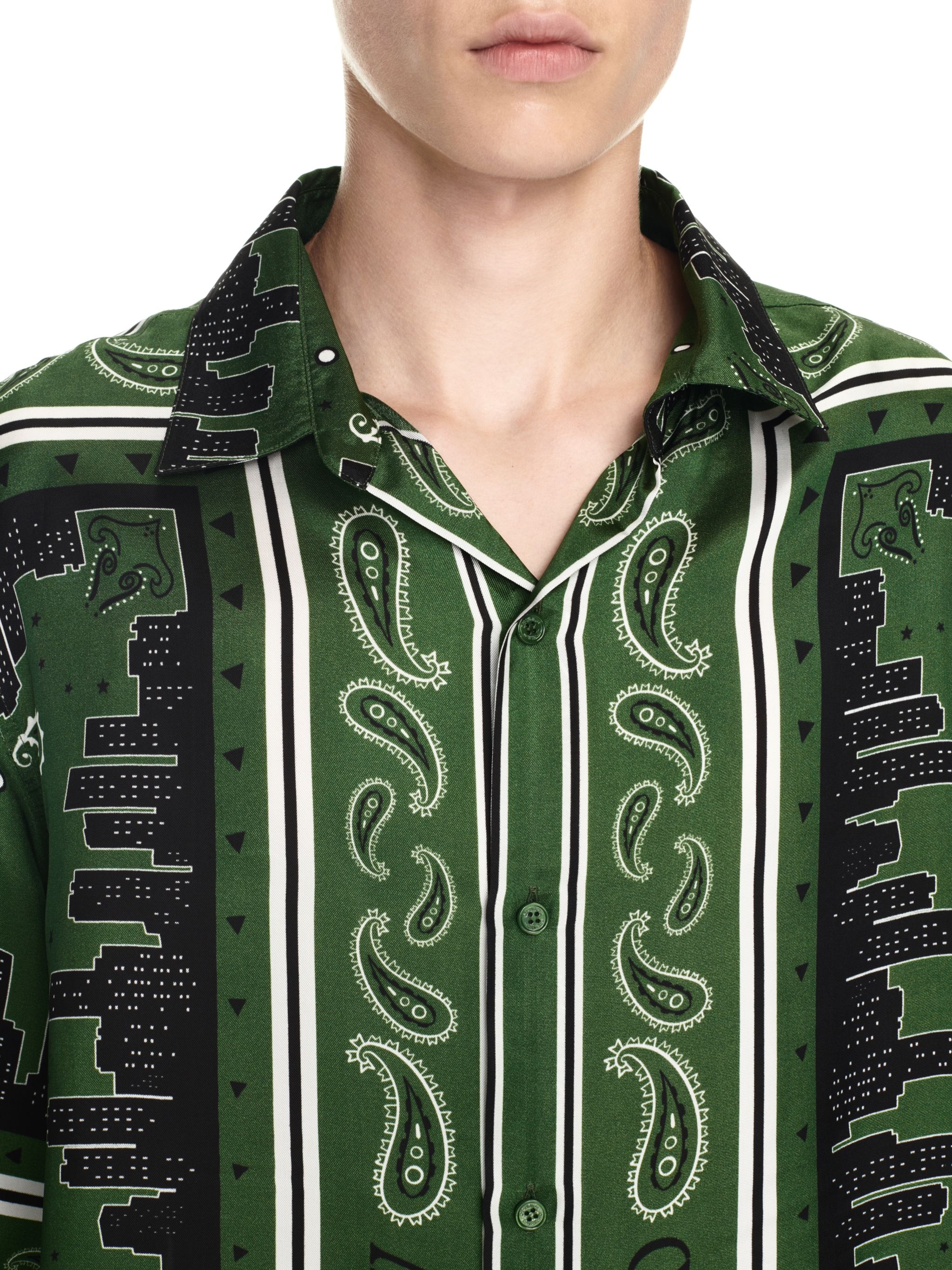 Bandana Bowling Shirt - 5