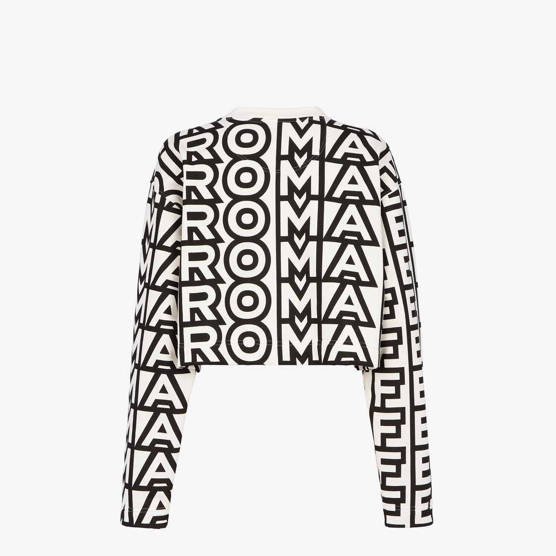 Two-tone jersey Fendi Roma Capsule sweatshirt - 2