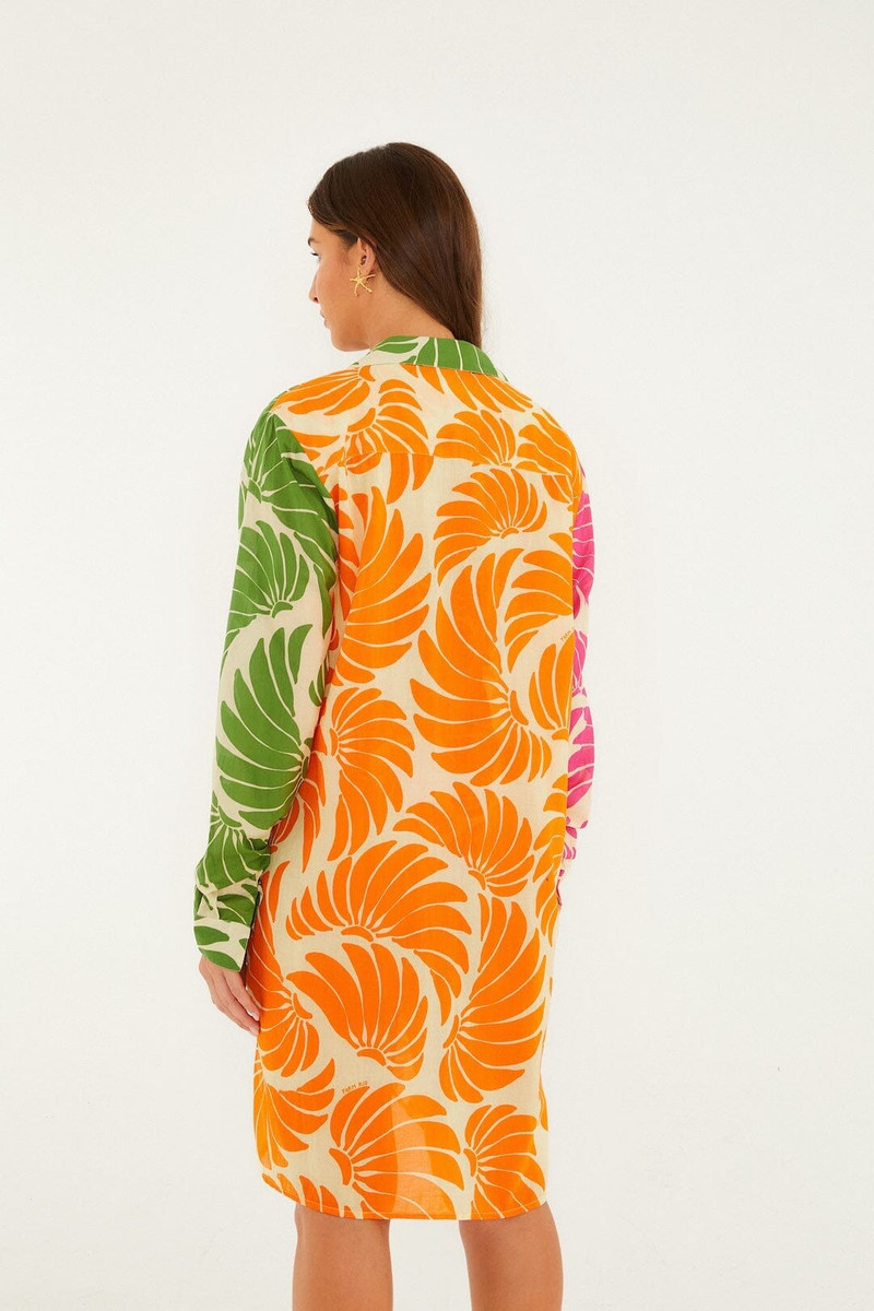 Mixed Banana Wings Open Chemise 3