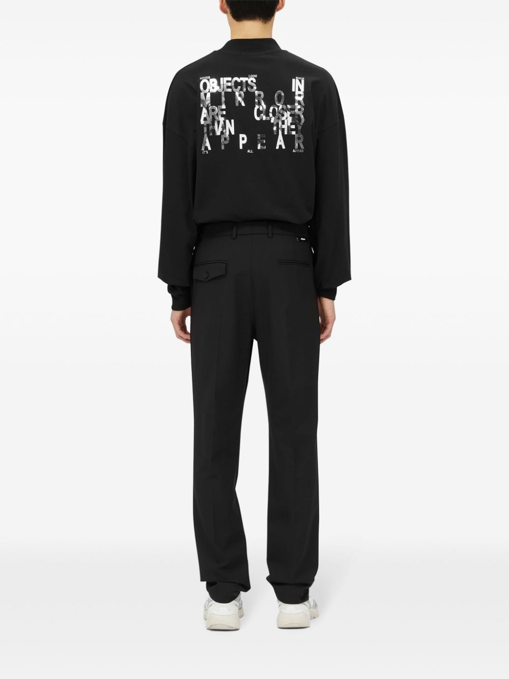 tapered-legged tailored trousers - 4