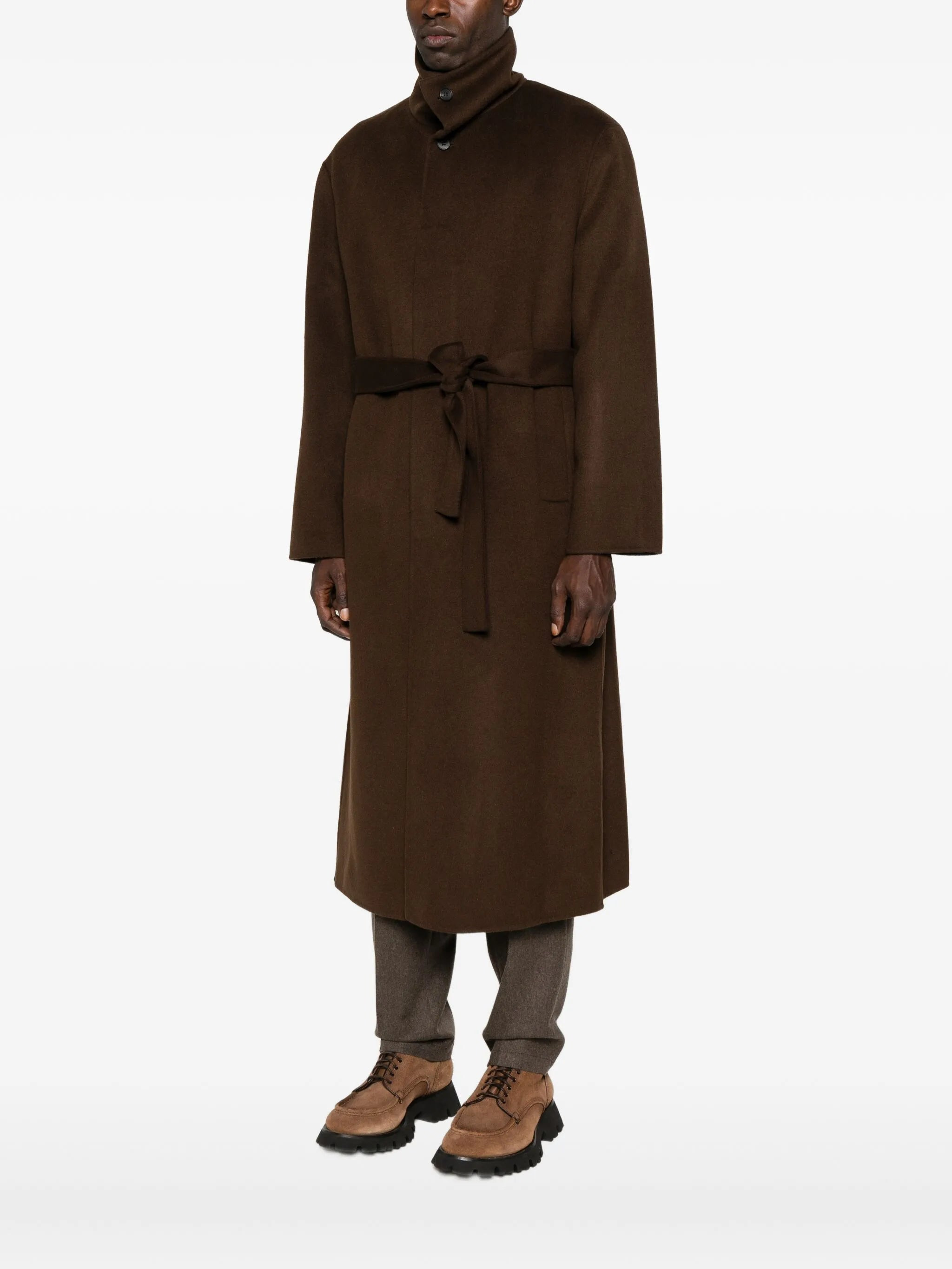 Tonywack Belted Wool Coat - 5
