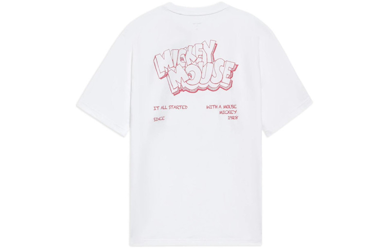Li-Ning Li-Ning x Disney Mickey Mouse Graphic T-shirt 'White' AHSS947-3 outlook