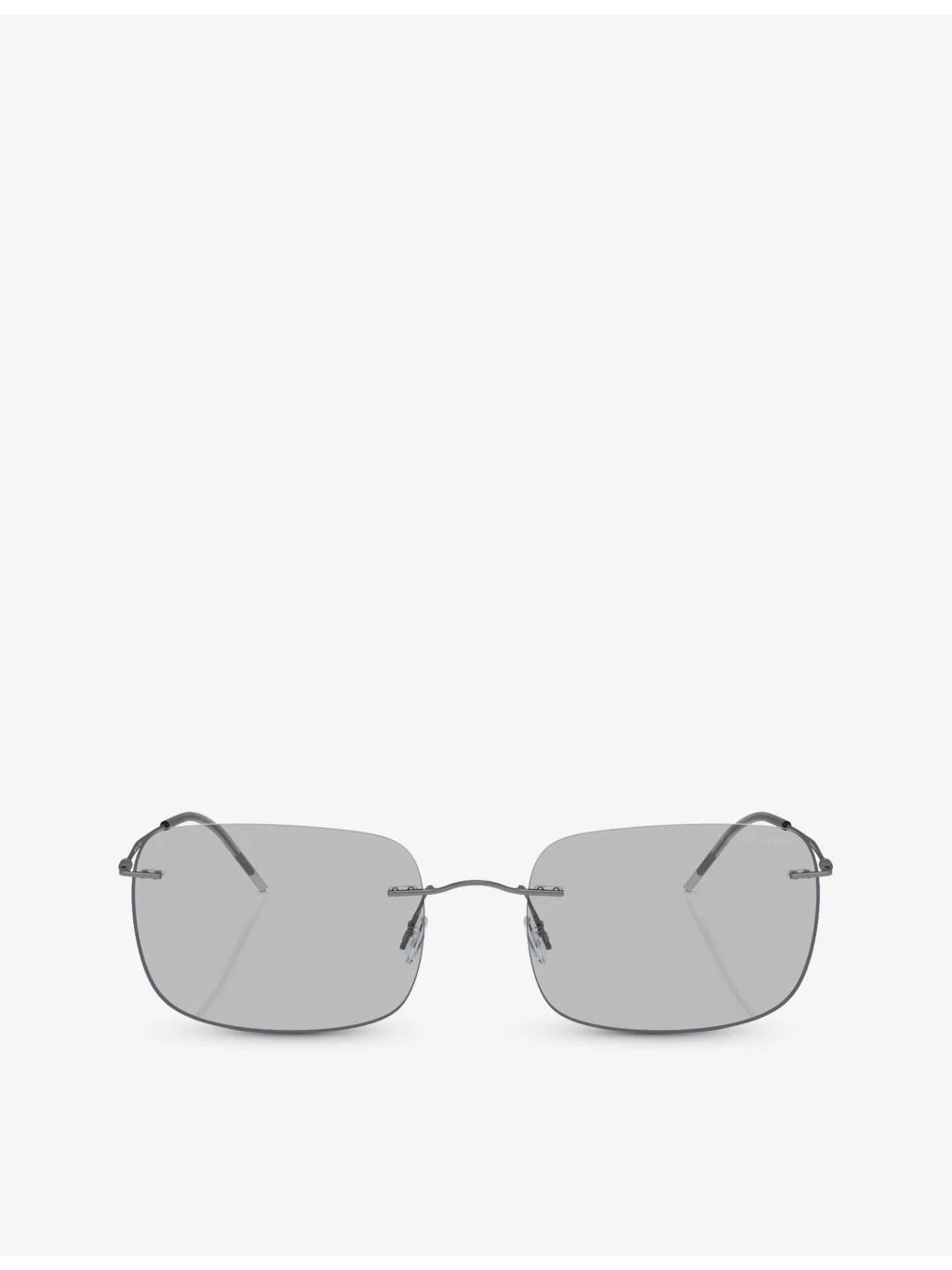 AR1512M pillow-frame metal sunglasses - 1