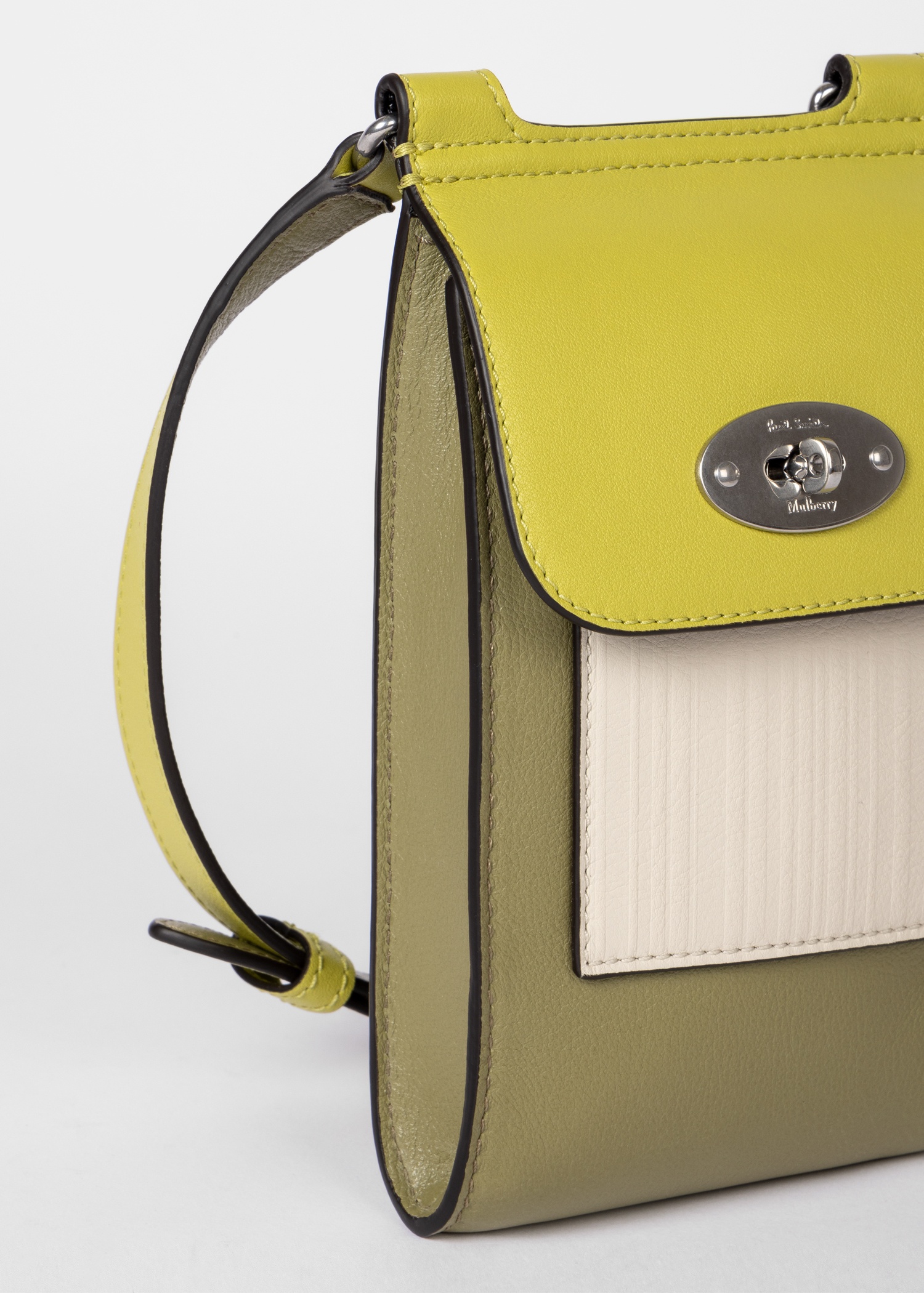 Mulberry x Paul Smith - Summer Khaki Mini Antony Bag - 3