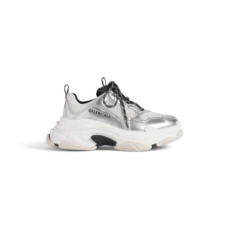 Women's Triple S Sneaker in Black - 1