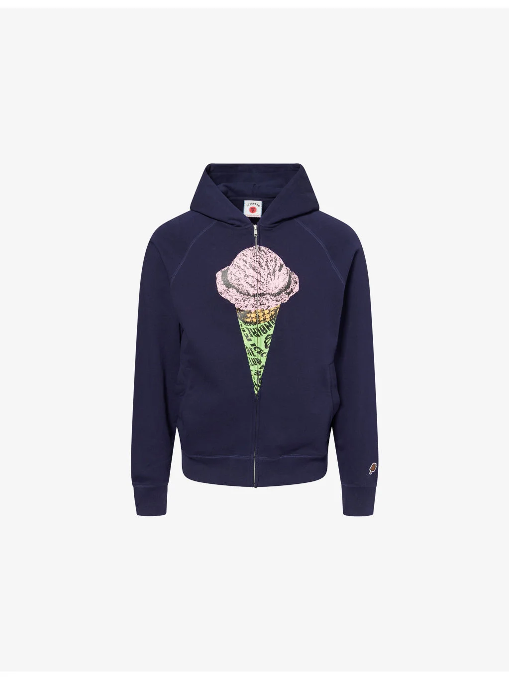 Cone Zip-Up Cotton Hoody - 1