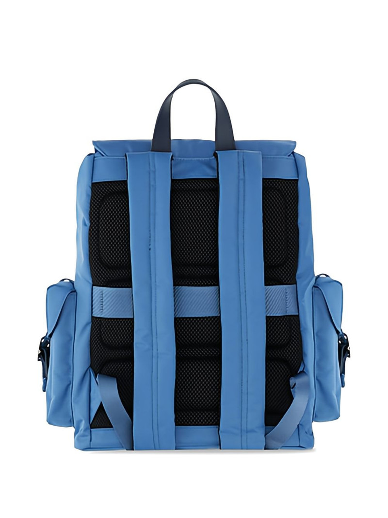 Paul & Shark Milano leather-trim backpack outlook