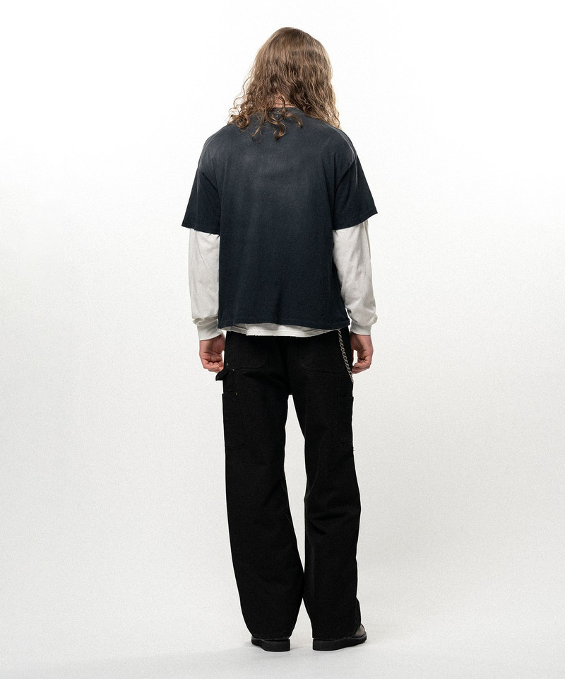 "ACT-COOL Eagle" Distressed T-shirt 10
