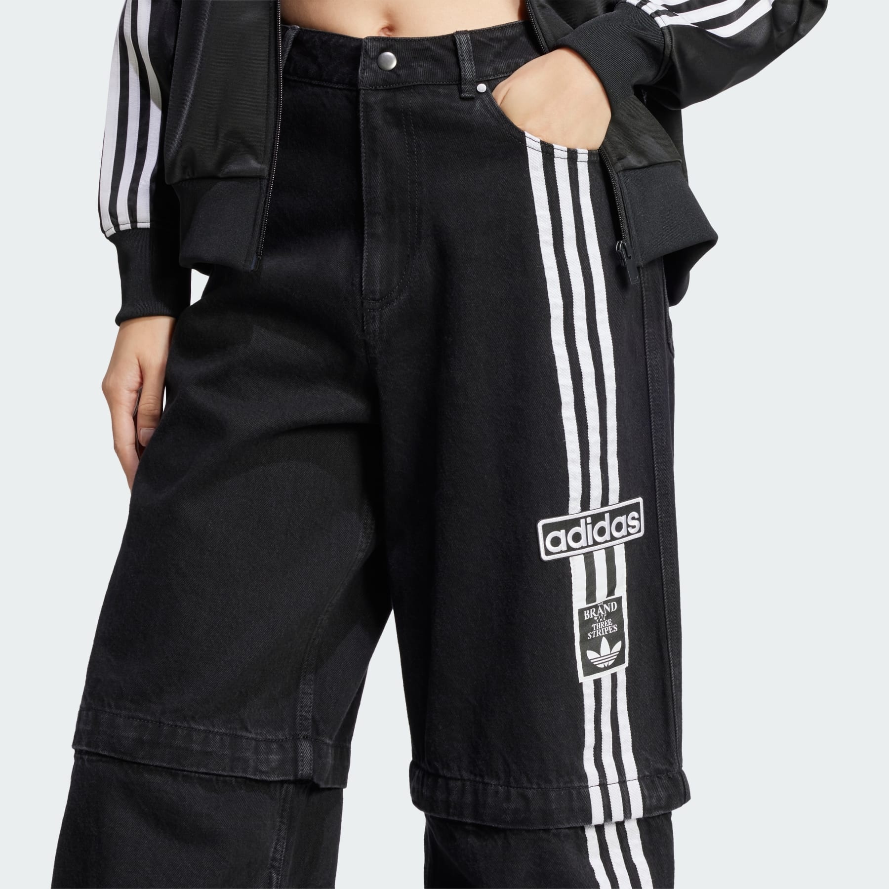 【adidas】Adibreak Denim 2 in 1 Pants ★送料関税込★韓国人気 adidas Adibreak Denim Two-In-One Pants | REVERSIBLE