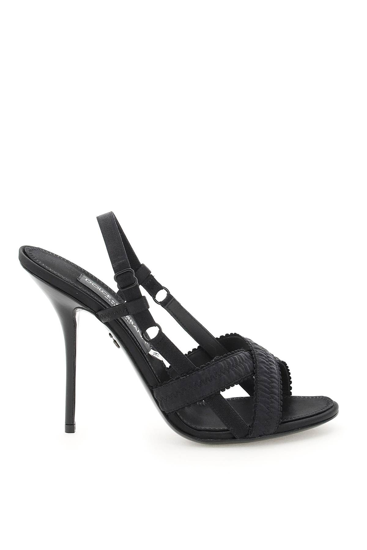 KEIRA SATIN SANDALS - 1