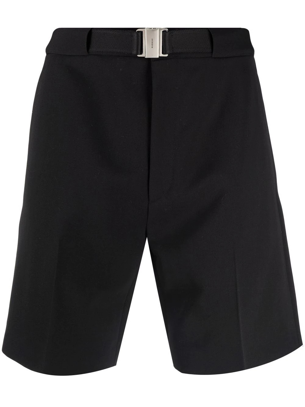 buckle belt Bermuda shorts - 1