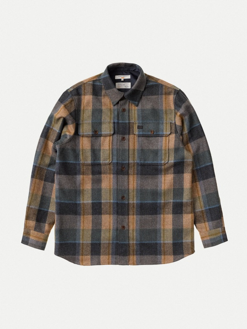 Nudie Jeans Robban Wool Plaid Multi outlook