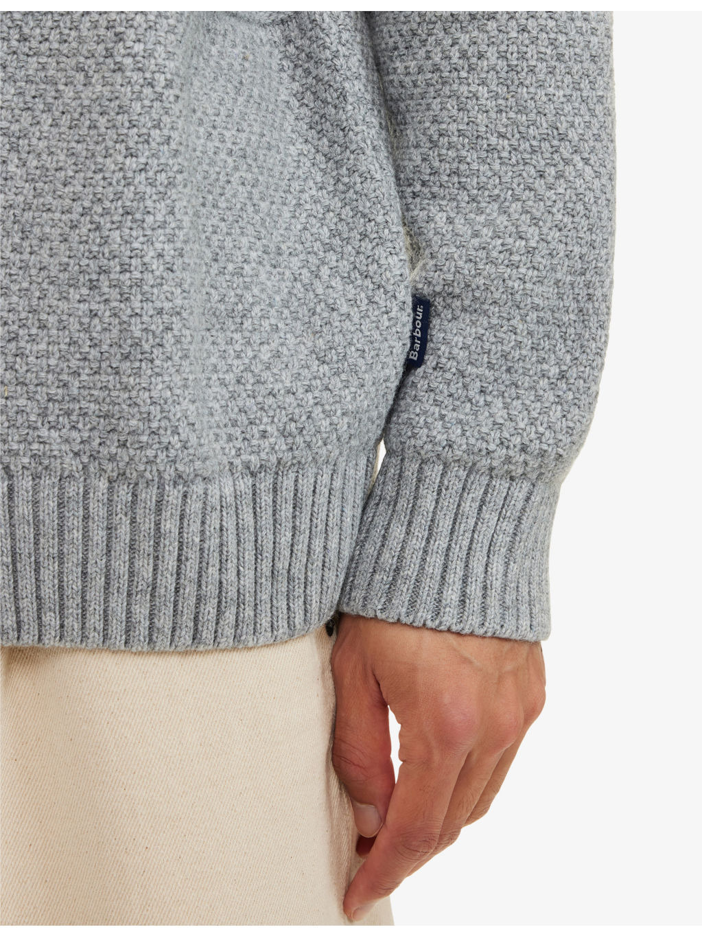 Casey Crewneck Knitted Wool And Cotton Jumper - 5