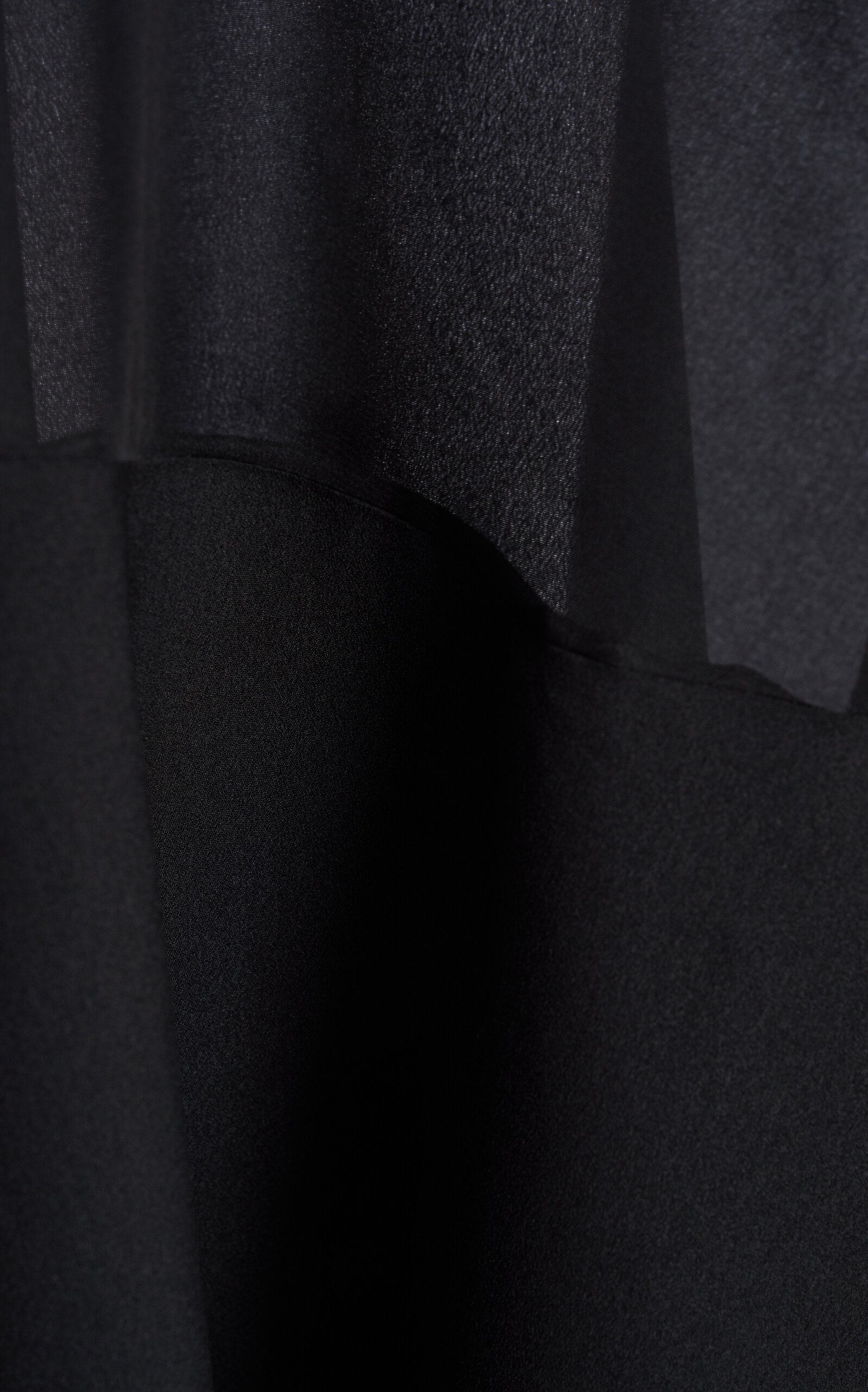 Asymmetric Flared Mini Dress black - 6