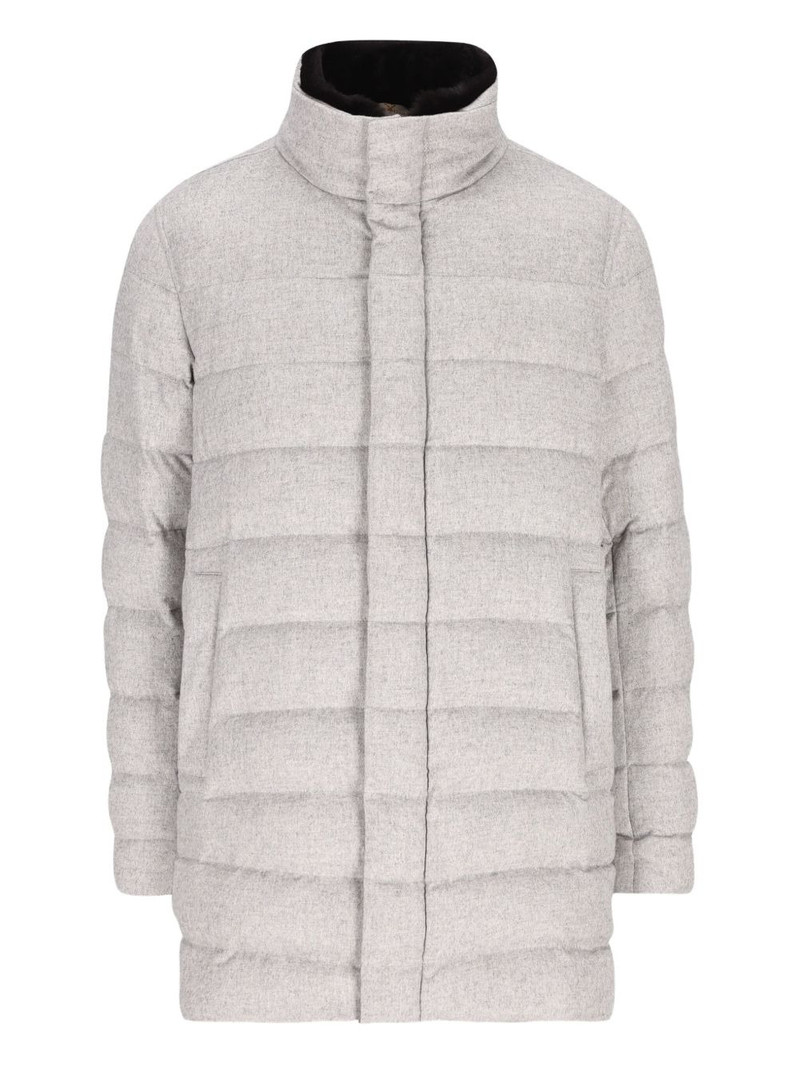 quilted down coat 1