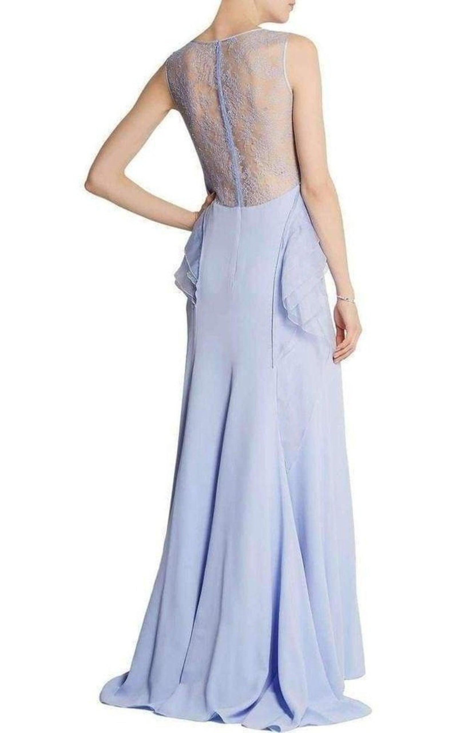 Ruffle Silk Crêpe Gown - 3