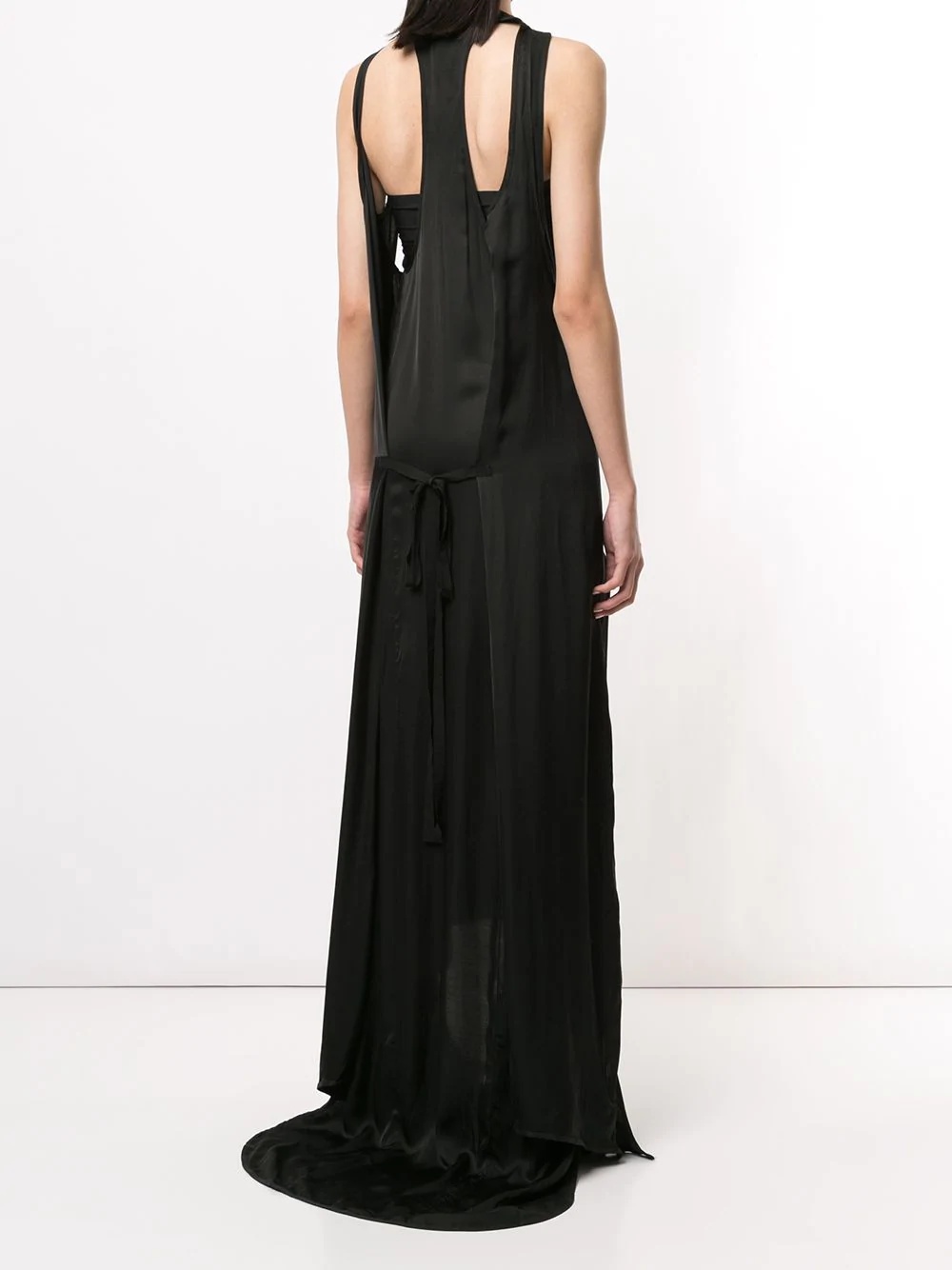 draped layered dress - 4