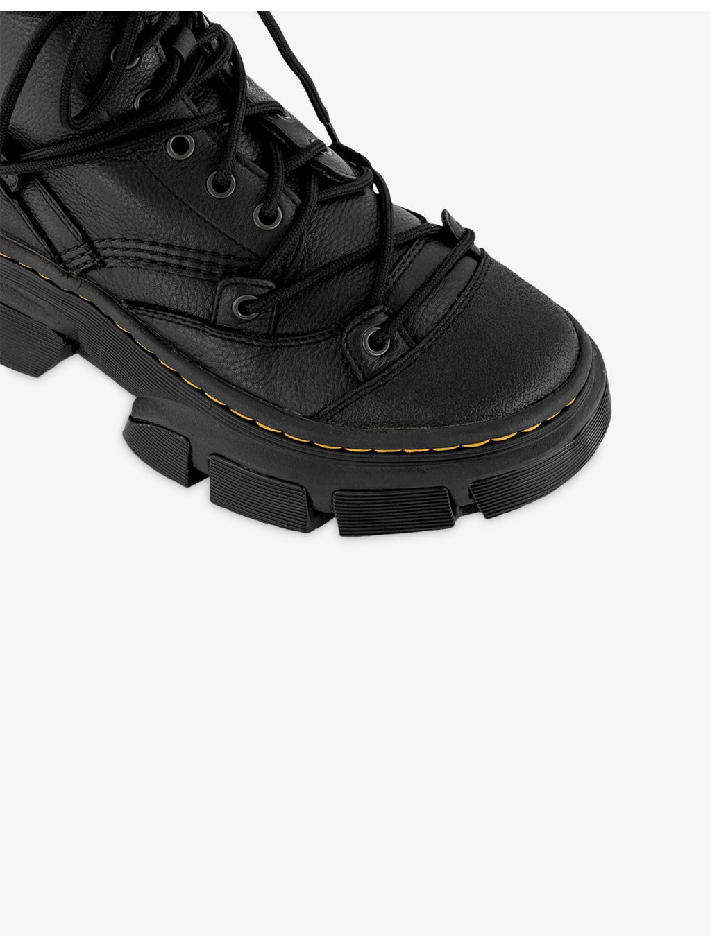 DMXL 8-Eyelet Leather Ankle Boots - 5