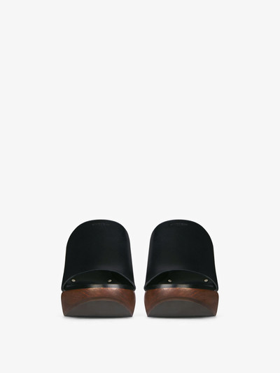 Givenchy G CLOG SANDALS IN LEATHER outlook