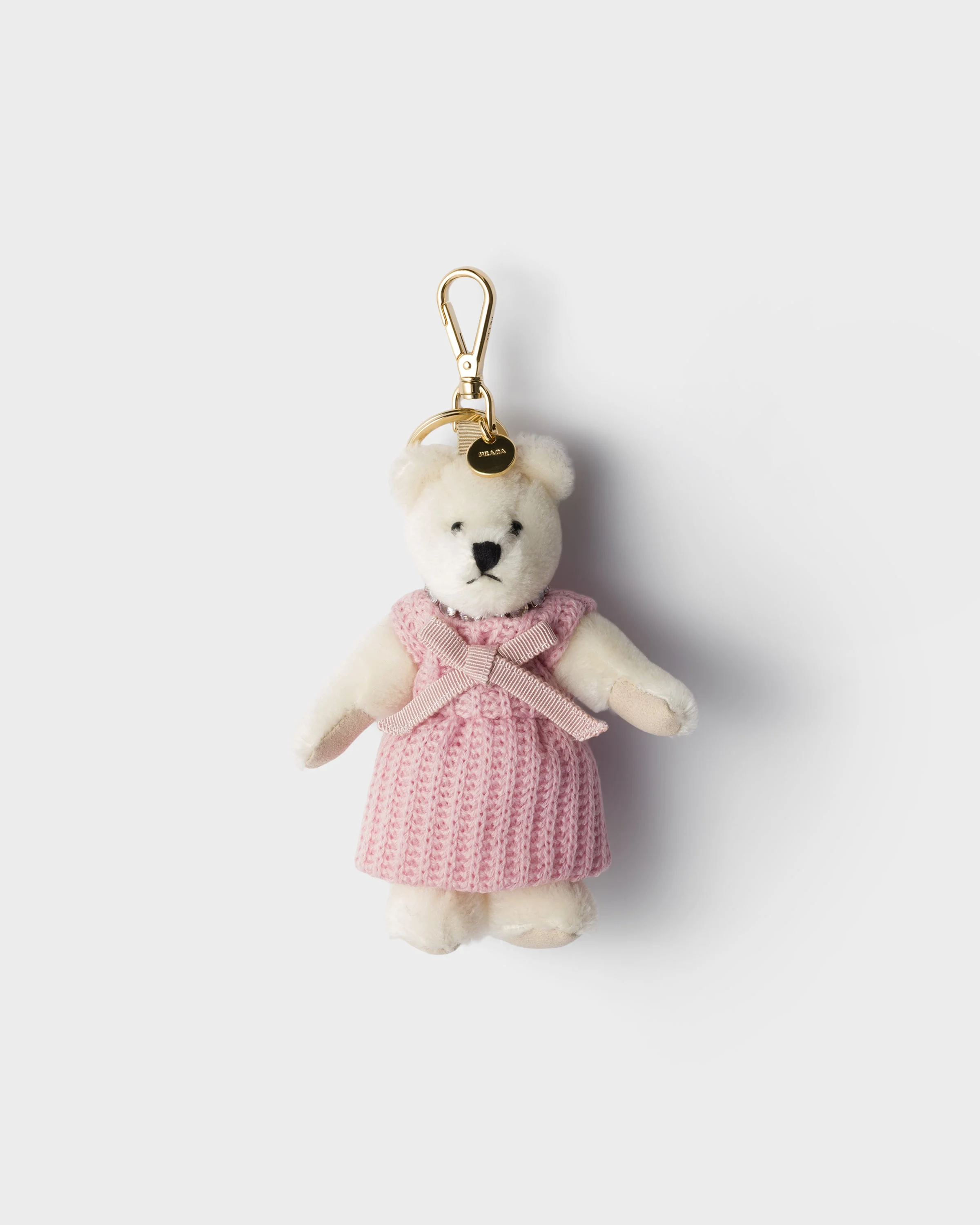 Teddy bear keychain charm - 1