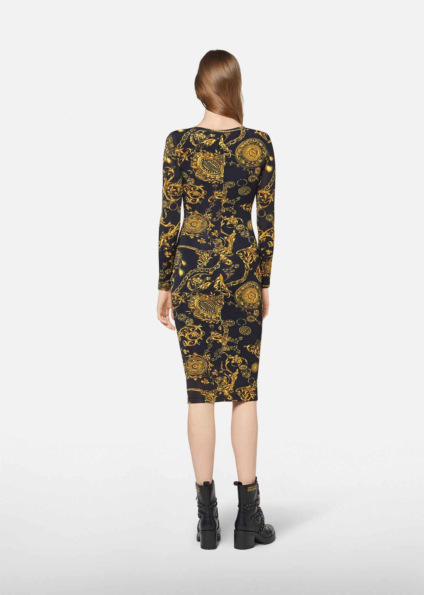 Regalia Baroque Print Midi Dress - 3