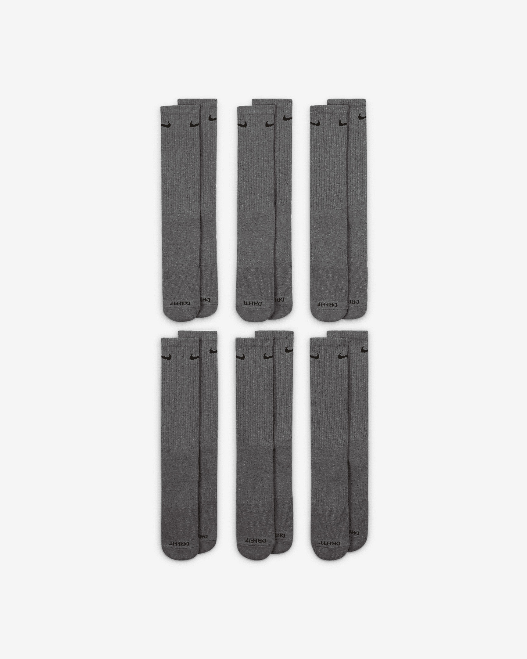 Nike Everyday Plus Cushioned Training Crew Socks (6 Pairs) - 2