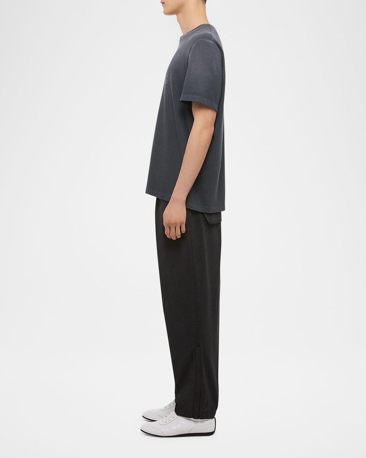 Men's Faded Logo Print T-Shirt - 5