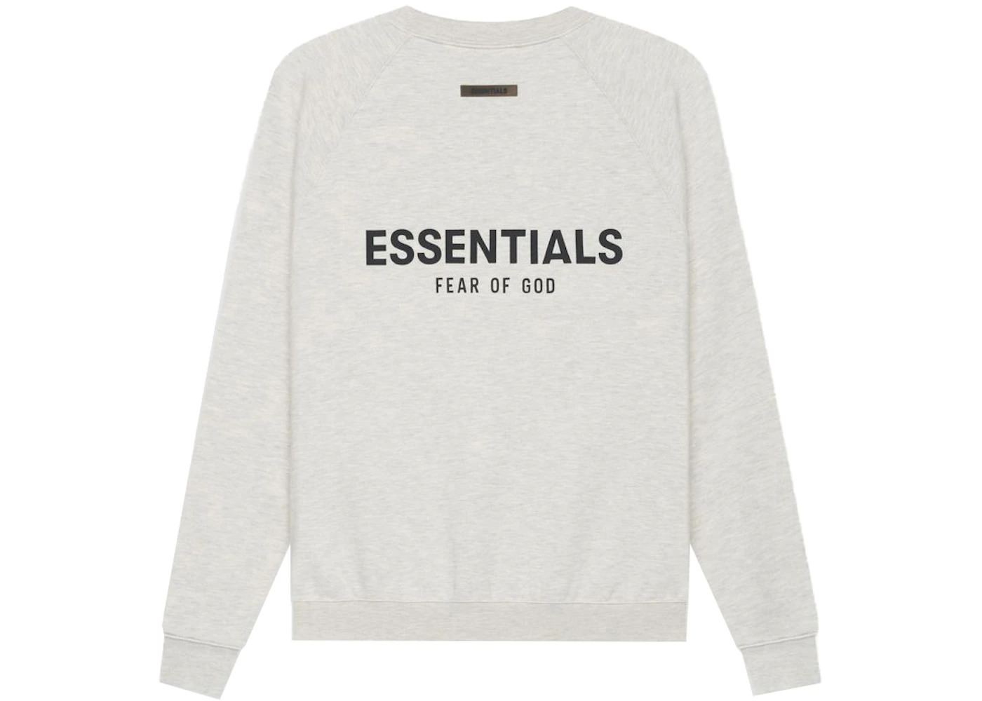 Fear of God Essentials Pullover Crewneck Light Heather Oatmeal - 2