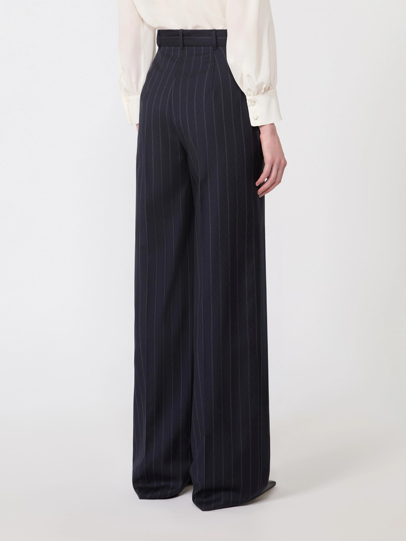ENFASI Pinstripe wool trousers - NAVY 4