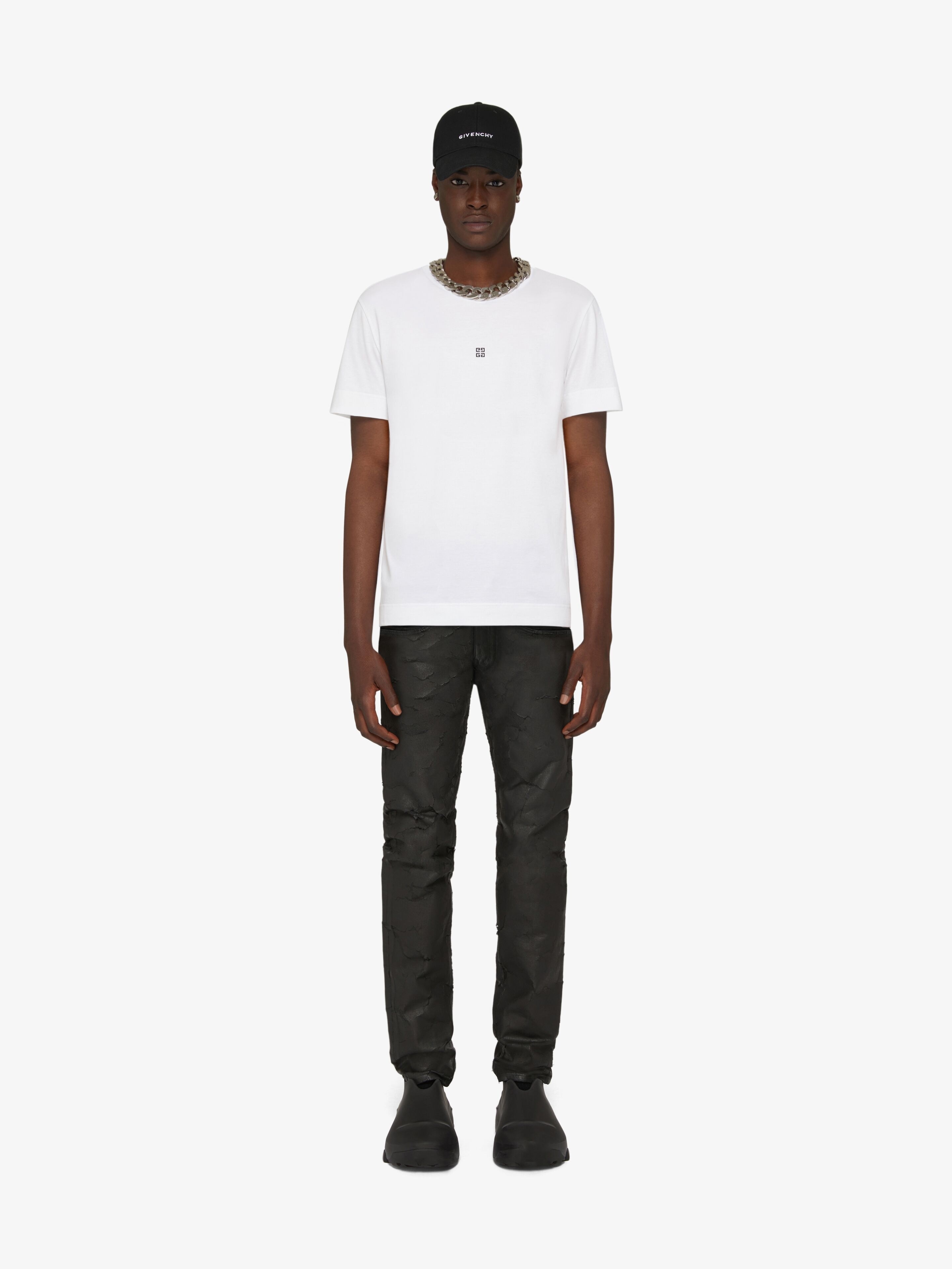 SLIM FIT T-SHIRT IN COTTON - 2
