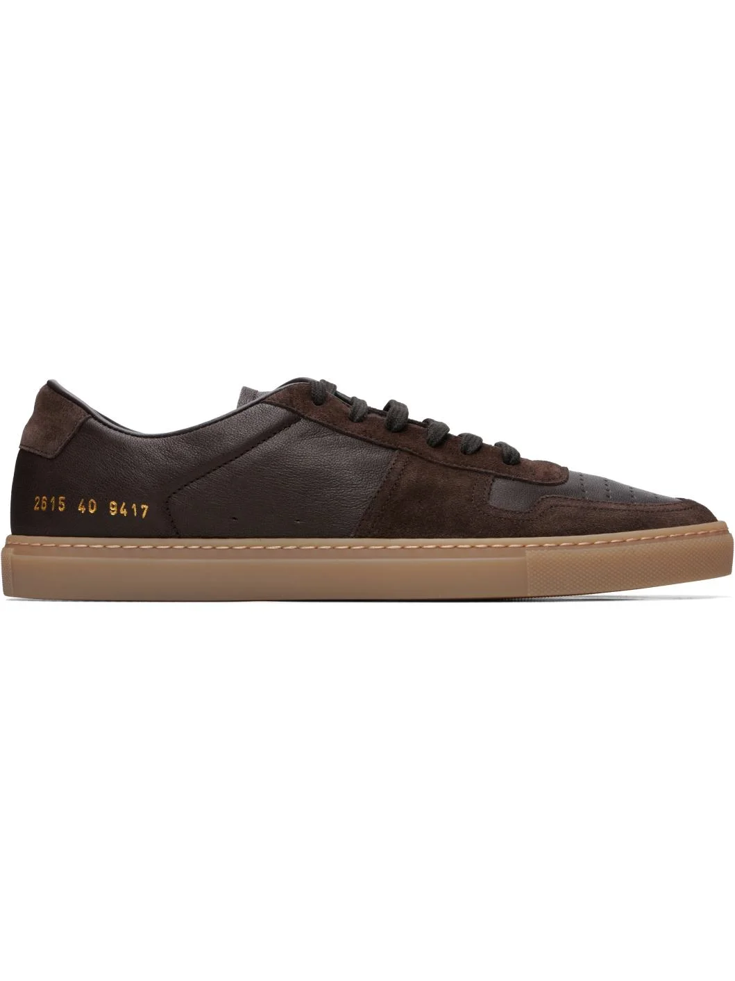 Brown BBALL Duo Sneakers - 1